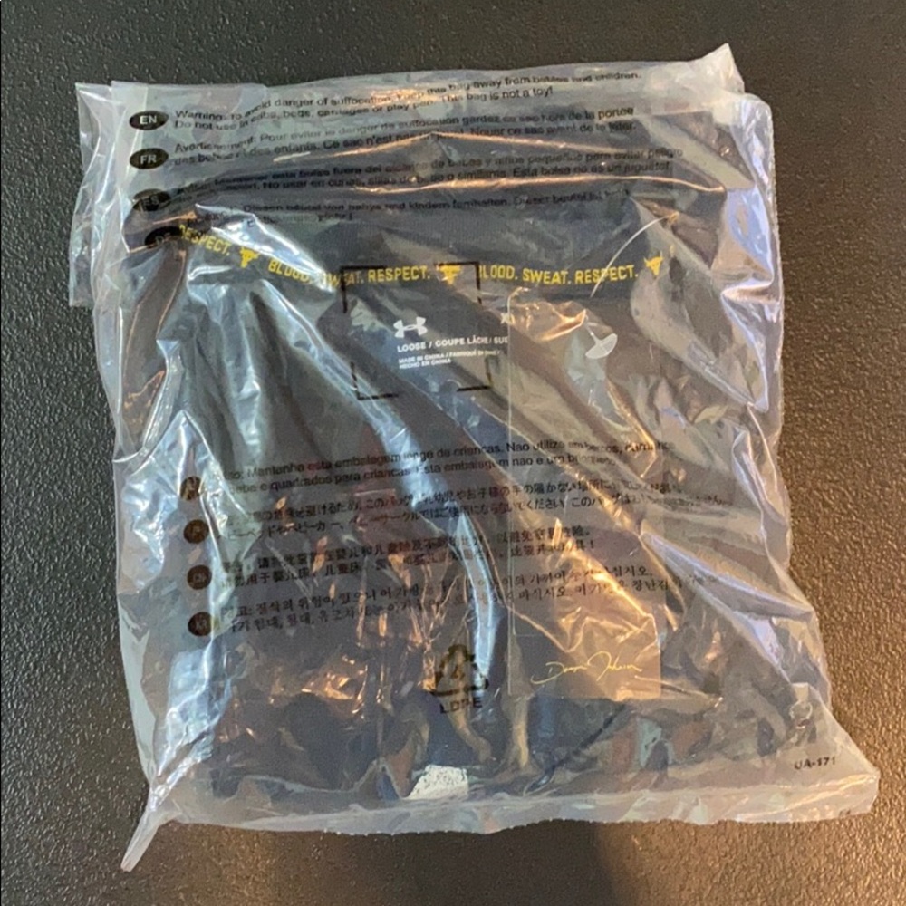 Under Armour Project Rock Pay Navy Long Sl 1346100 001 - Picture 3 of 3